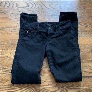 Hudson Skinny black jeans 26